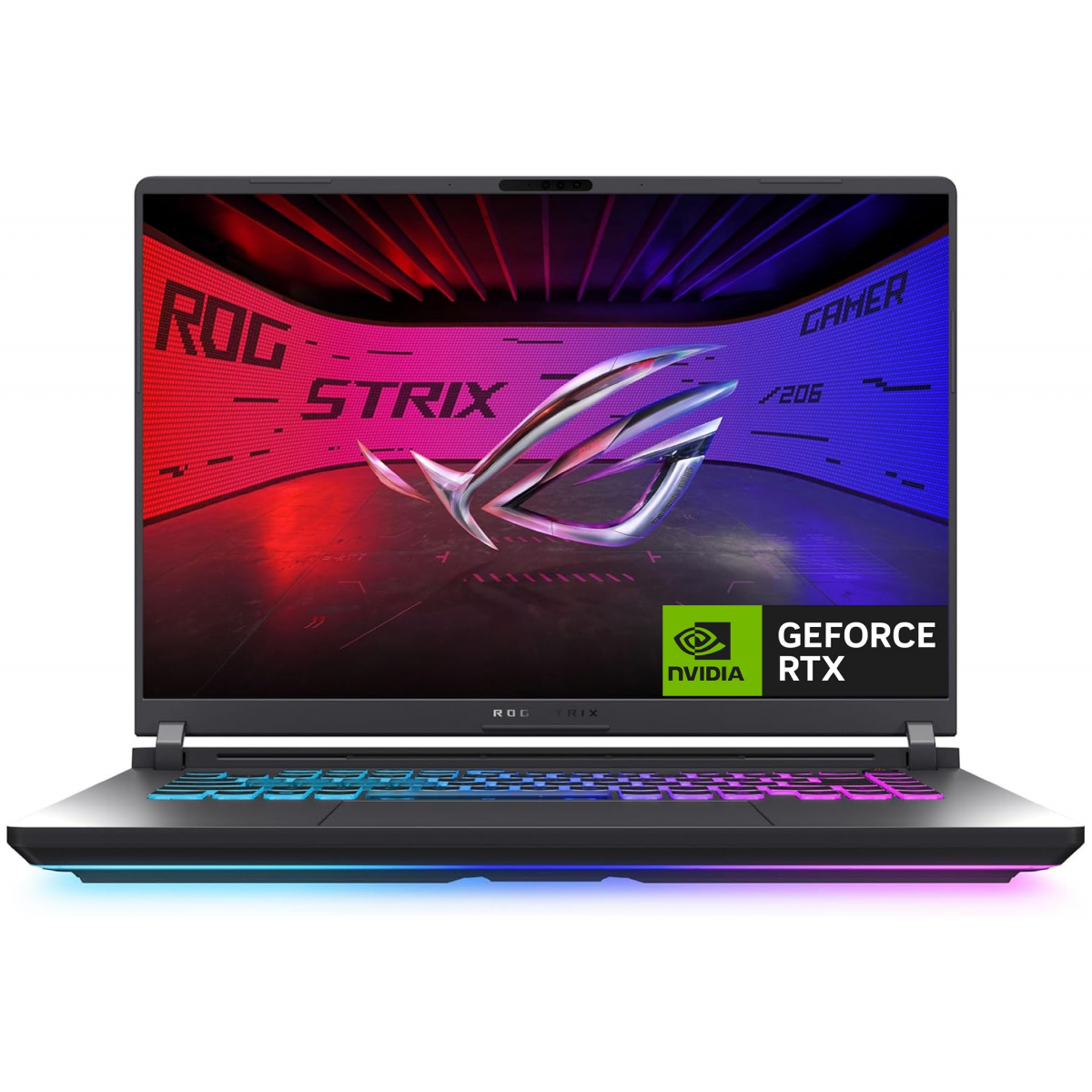 ASUS ROG Strix G16 Intel® Core™ Ultra 9 Processor 275HX NVIDIA® GeForce RTX™ 5080 Laptop GPU 16GB GDDR7 16GB DDR5-5600Hz 16-inch 2.5K 240Hz IPS-level - Eclipse Gray ASUS ROG Strix G16 Intel® Core™ Ultra 9 Processor 275HX NVIDIA® GeForce RTX™ 5080 Laptop GPU 16GB GDDR7 16GB DDR5-5600Hz 16-inch 2.5K 240Hz IPS-level - Eclipse Gray